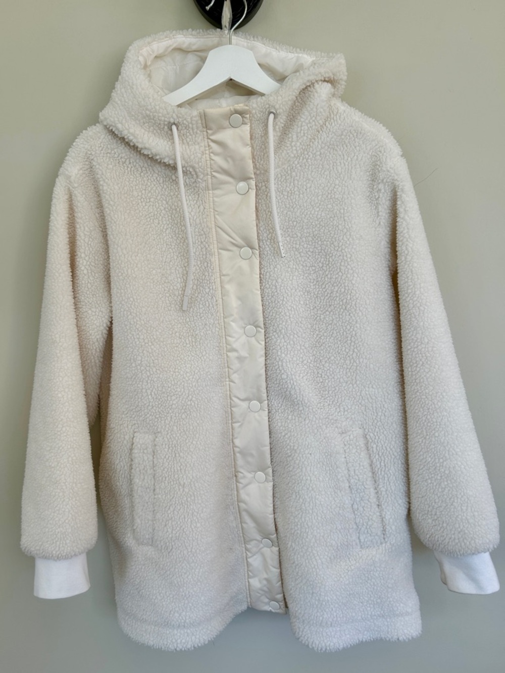 Levi’s Teddy Cream  Hooded Jacket